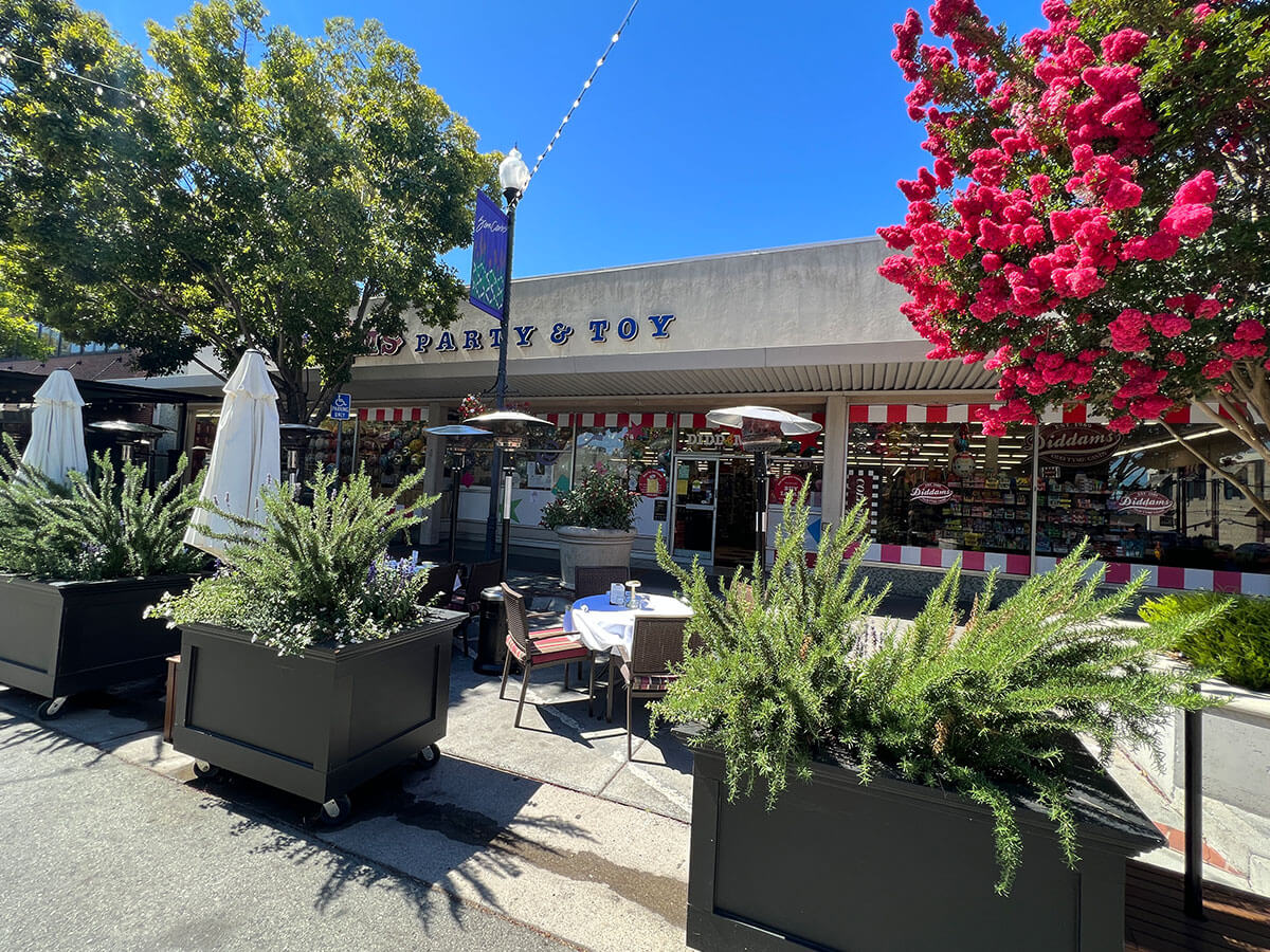 Diddams Party and Toy Store at Laurel Street, San Carlos CA. Photo by Vabrato Real Estate Services