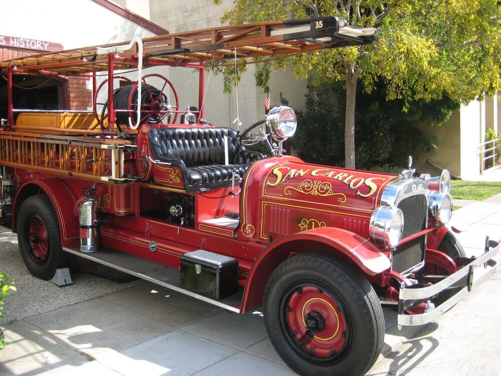 Fire Truck History Of San Carlos Ca