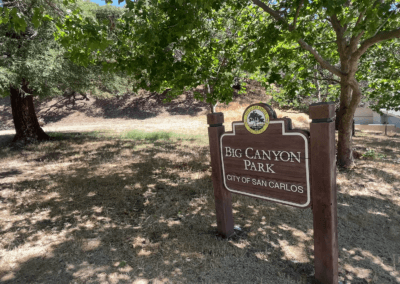 Big Canyon Park Sign At Beverley Terraces San Carlos Ca Photo By Vabrato Real Estate Services 400x284