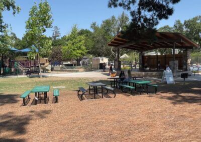 Burton Park Amphitheater Picnic Tables And Play Area Burton Park In Howard Park San Carlos Ca Photo By Vabrato Real Estate Services 400x284