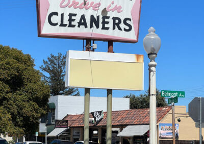 San Carlos El Sereno White Oaks Cleaners Sign 23 400x284