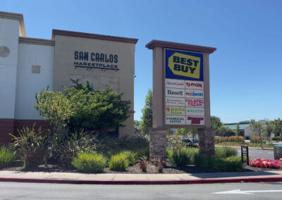 Sign And Shops San Carlos Marketplace At Clearfield Park San Carlos Ca Photo By Vabrato Real Estate Services 400x284