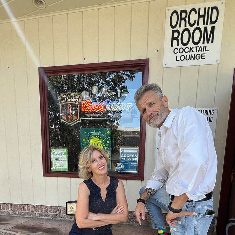 Mark Martinho And Viv Kelvin At The Orchid Room In Laurel Street San Carlos Ca Photo By Vabrato Real Estate Services 2