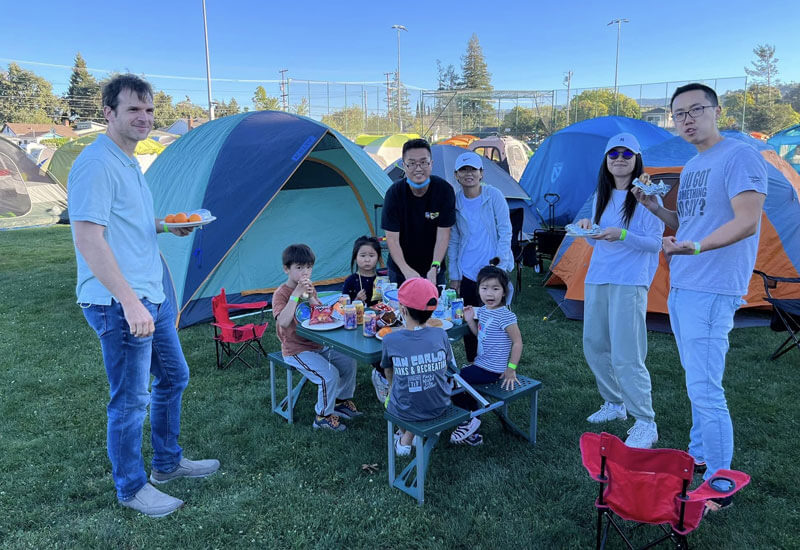 Family Camp Out At Burton Park San Carlos Ca Photo By Scprd 4