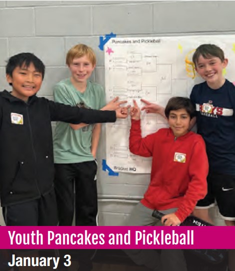 Pancakes ad Pickleball Tournament SC Youth Center