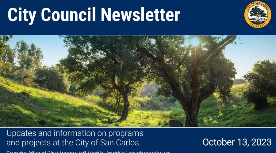 City Council Newsletter October 2023 San Carlos CA