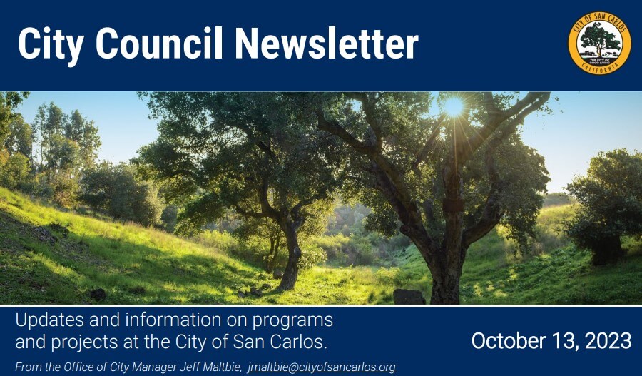 Latest City Council Newsletter October 2023 – San Carlos Centennial 2025, EV Charging, and More-