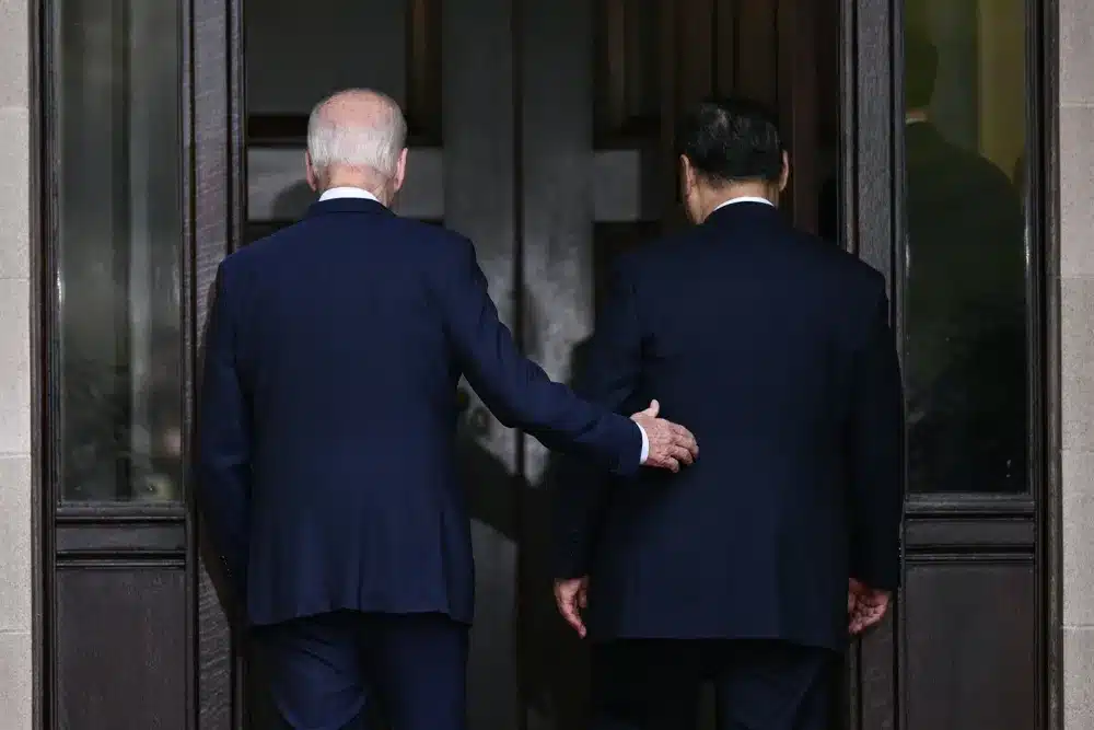 Biden and Xi at the Filoli Gardens APEC Summit 2023