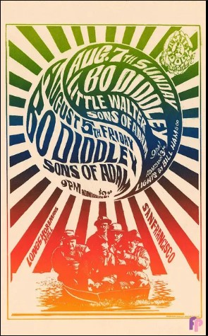 1960s SF Music Posters Stanley Mouse