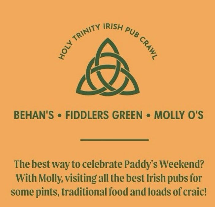 The Epic Holy Trinity Pub Crawl by Molly O’s