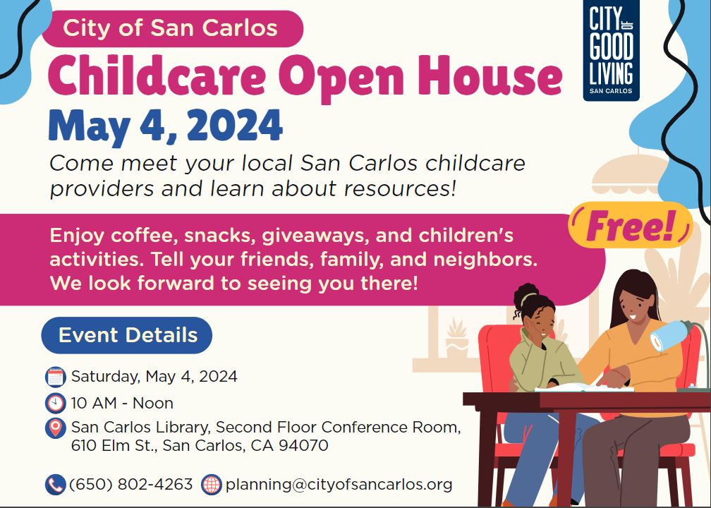 Childcare Open House San Carlos Library