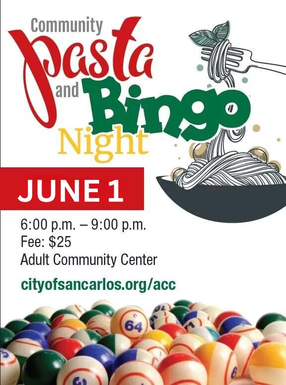 Pasta Bingo Night ACC Adult Community Center