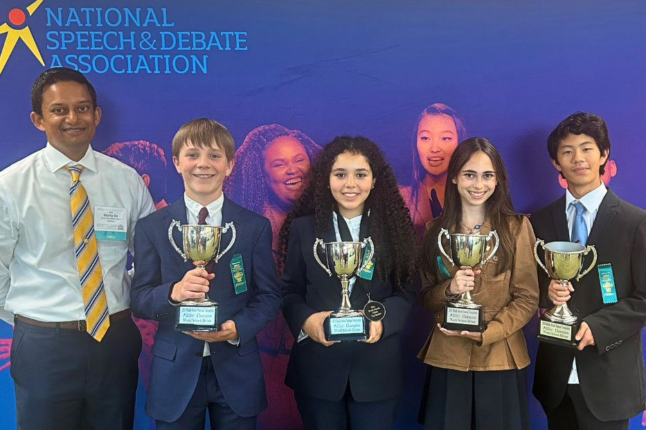 Tierra Linda Debate Team Wins World Schools Debate