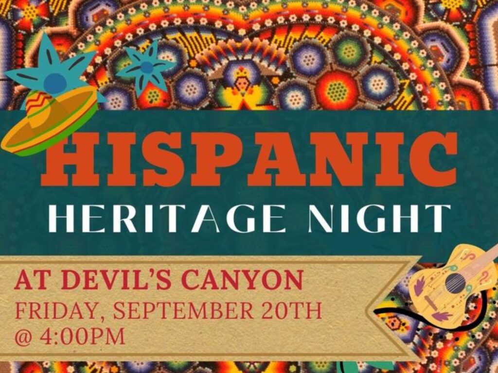 Hispanic Heritage Night Devil's Canyon San Carlos CA