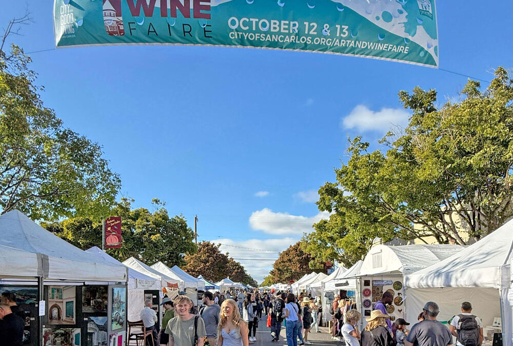 A Walk Through The San Carlos Art and Wine Faire 2024