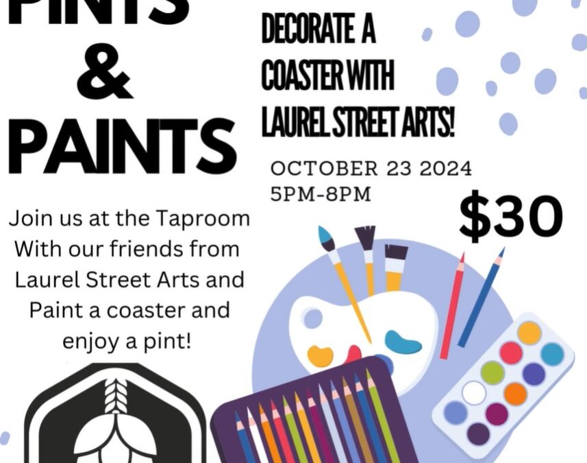 Exciting Coaster Craft Night Ft. Laurel Street Arts and the Clay Lounge