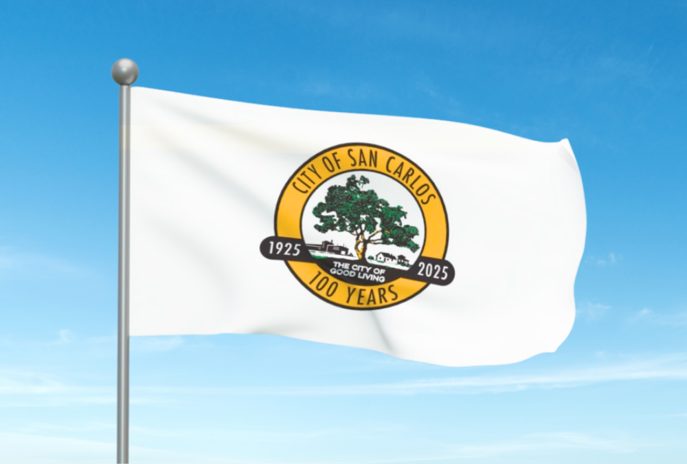 San Carlos CA Chosen City Flag