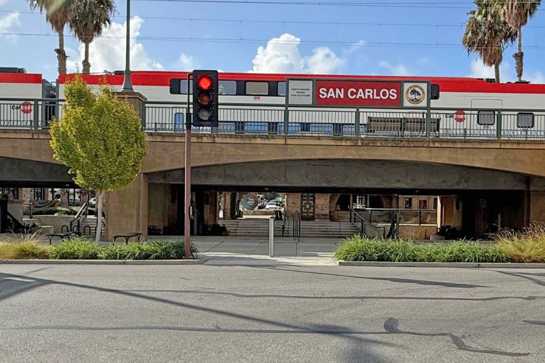 San Carlos Train Station New