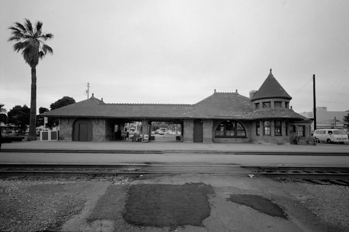 San Carlos Train Station Old