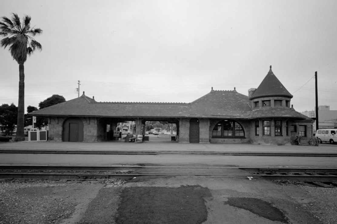 Train Front Side San Carlos CA