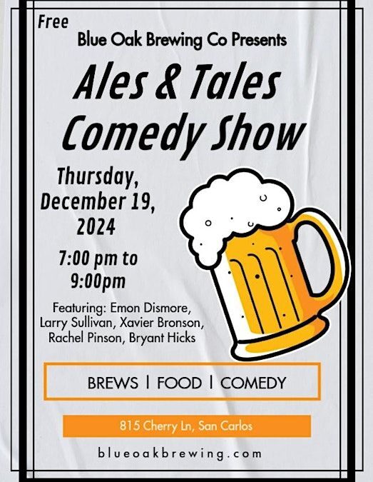 Ales and Tales Comedy Show: A Night of Laughter and Fun