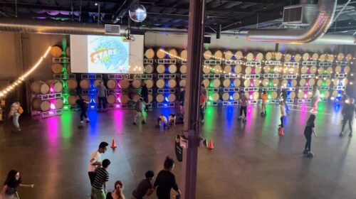 Winter Wonderland Roller Rink Domenico Winery san Carlos