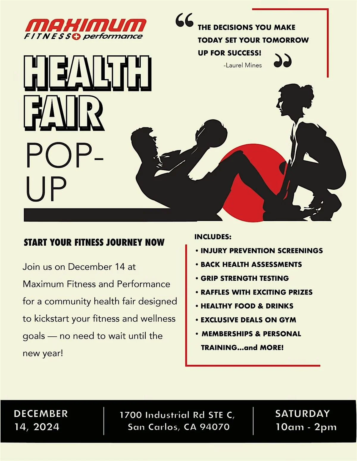 Health Fair Pop-Up San Carlos