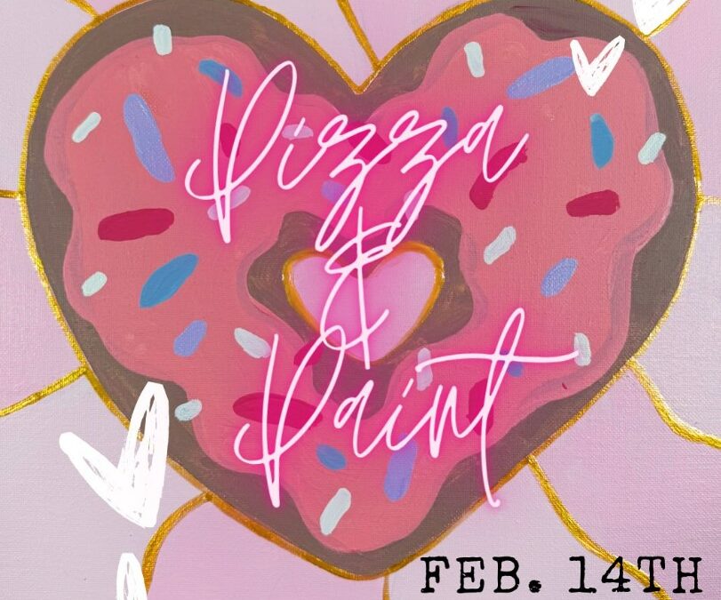 Fun Valentine’s Pizza and Paint For Kids At Laurel Street Arts