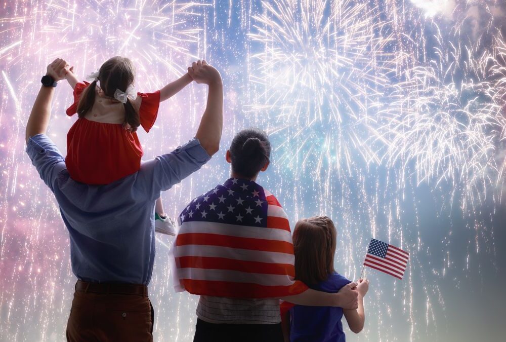 4th of July Fireworks near San Carlos 1