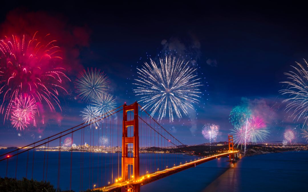 4th of July Fireworks near San Carlos 3 4th of July Fireworks near San Carlos 3