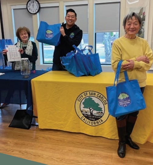 Senior Resource Fair Tote Bags San Carlos