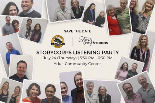 StoryCorps Listening Party Newsletter