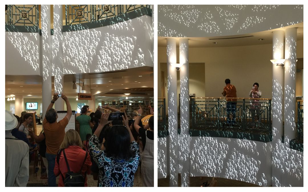 San Carlos Library Solar Eclipse (2)