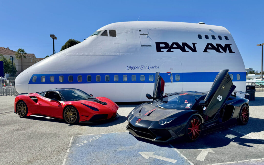 The Amazing Exotic Car Show at Hiller Aviation Museum