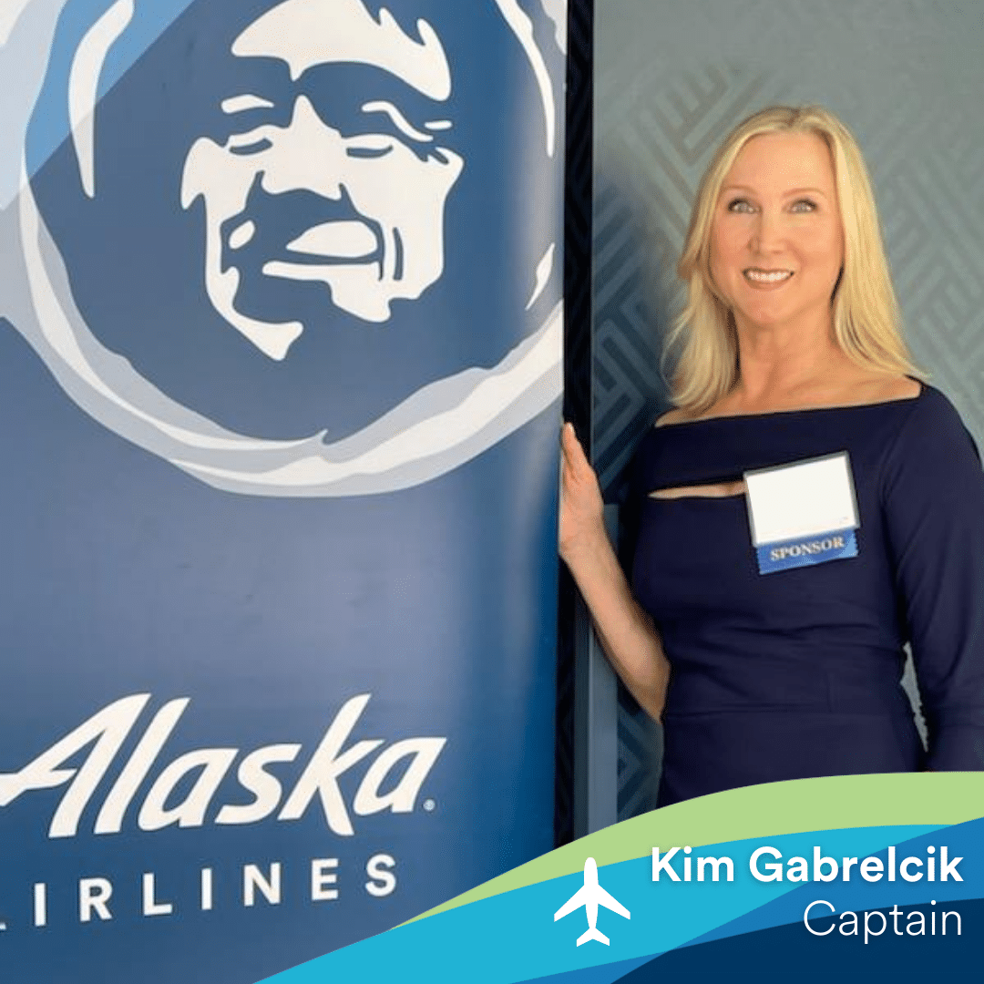 Chief Pilot Kim Gabrelcik of Alaska Airlines