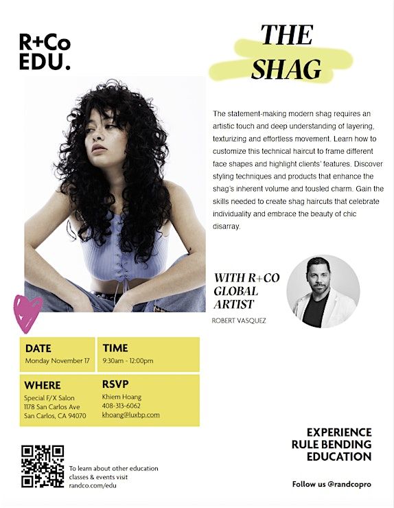 The Shag Haircut Demo Class by R+Co EDU