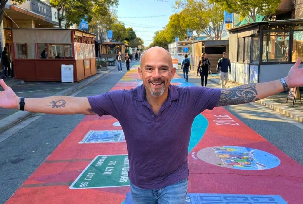 Will Strohl Upendo Mural Laurel St San Carlos