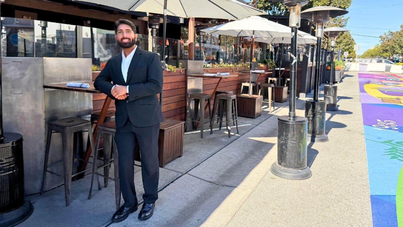Fateh Sidhu at Town Restaurant San Carlos