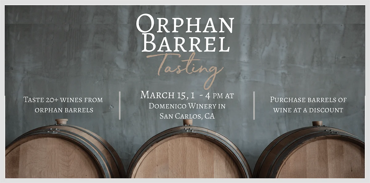 2026 Annual Orphan Barrel Tasting at Domenico Winery