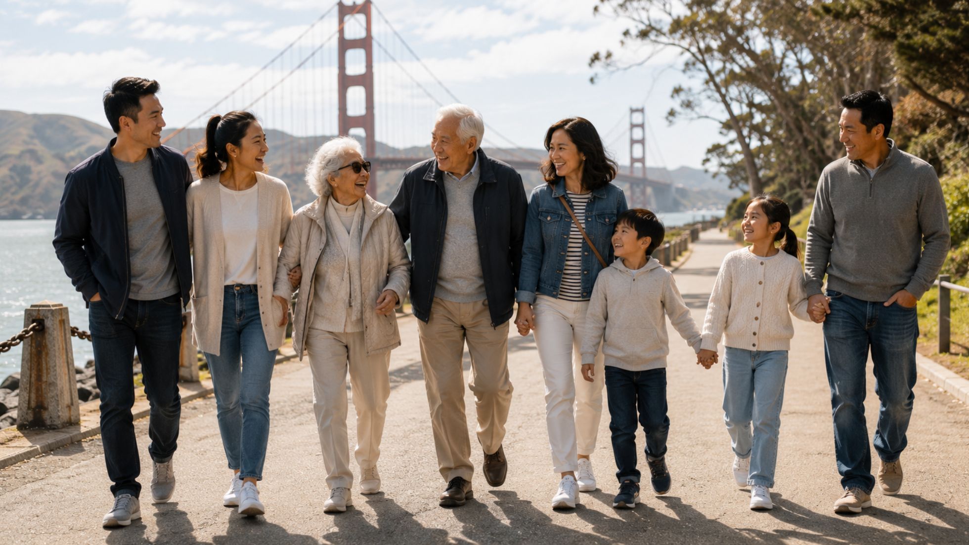 Chinese Family in San Francisco