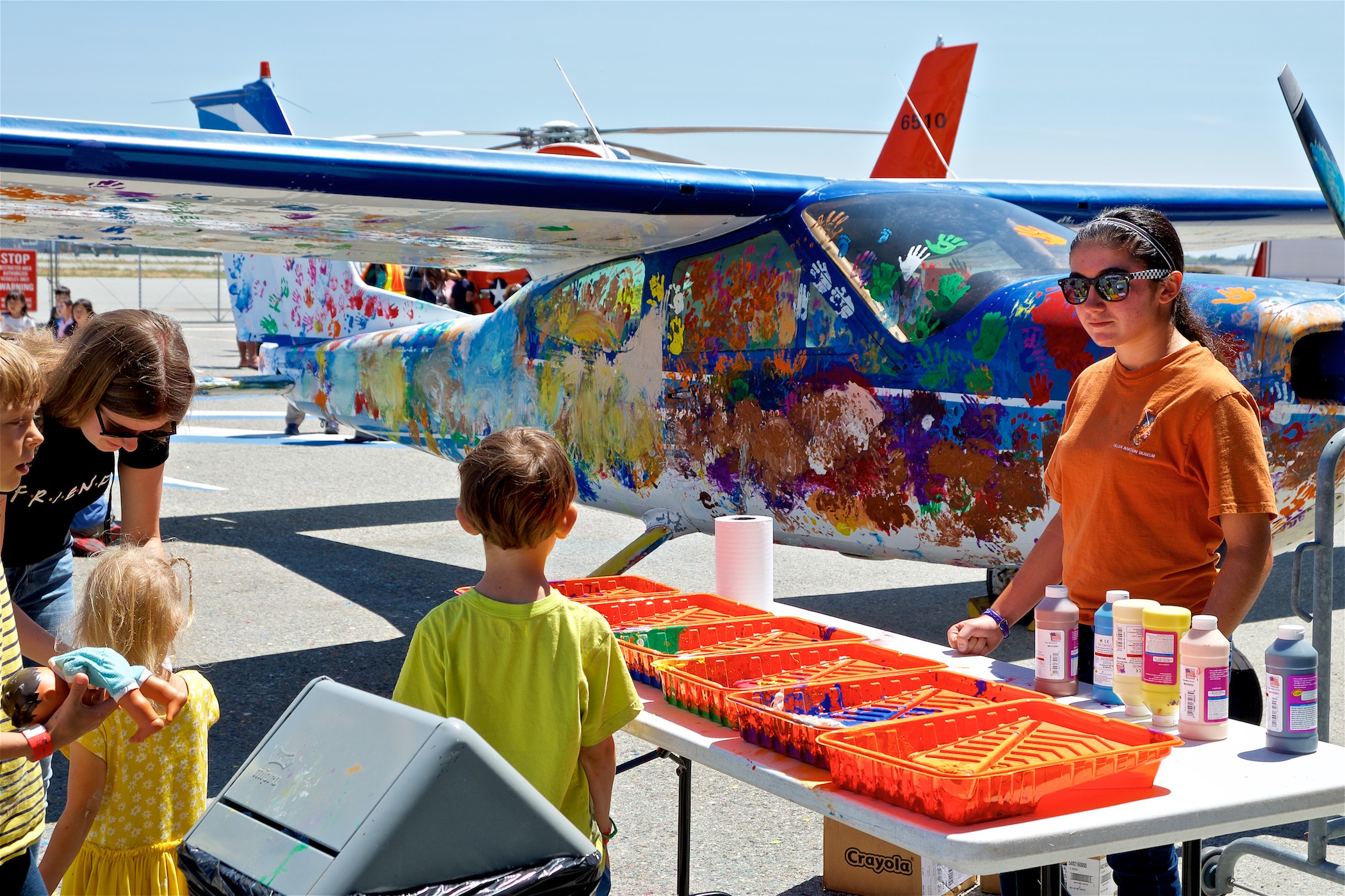 Paint-A-Plane Brings High-Flying Family Fun to the Hiller Aviation Museum