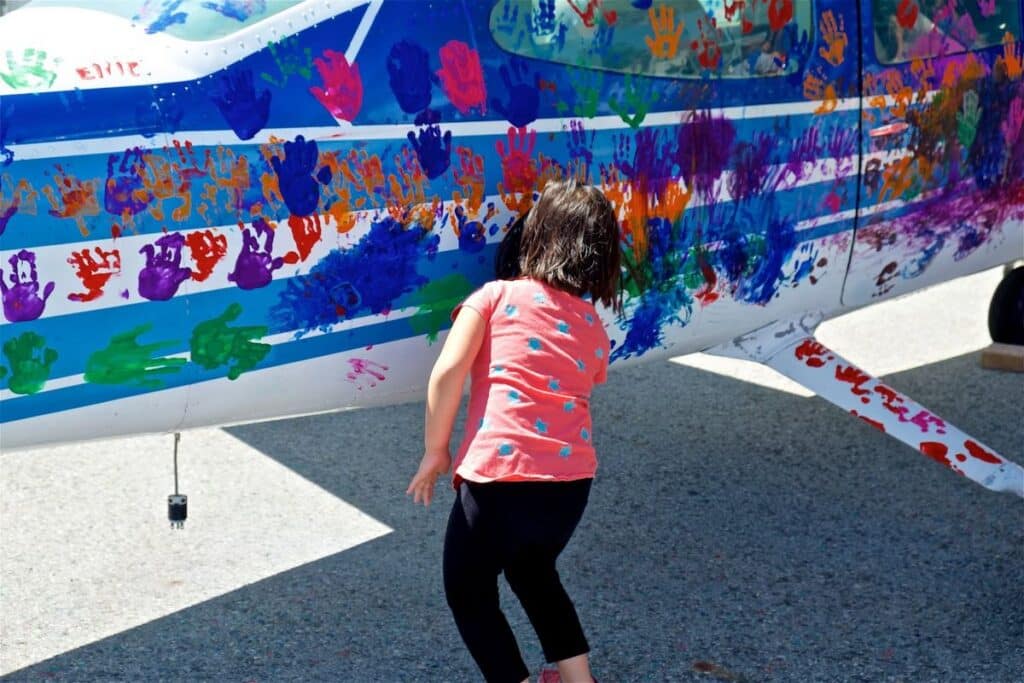 Kids’ Paint-A-Plane Kids’ Carnival: A Father’s Day Aviation Adventure at Hiller Aviation Museum