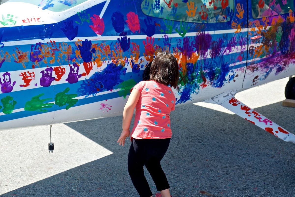 Kids’ Paint-A-Plane Kids’ Carnival: A Father’s Day Aviation Adventure at Hiller Aviation Museum