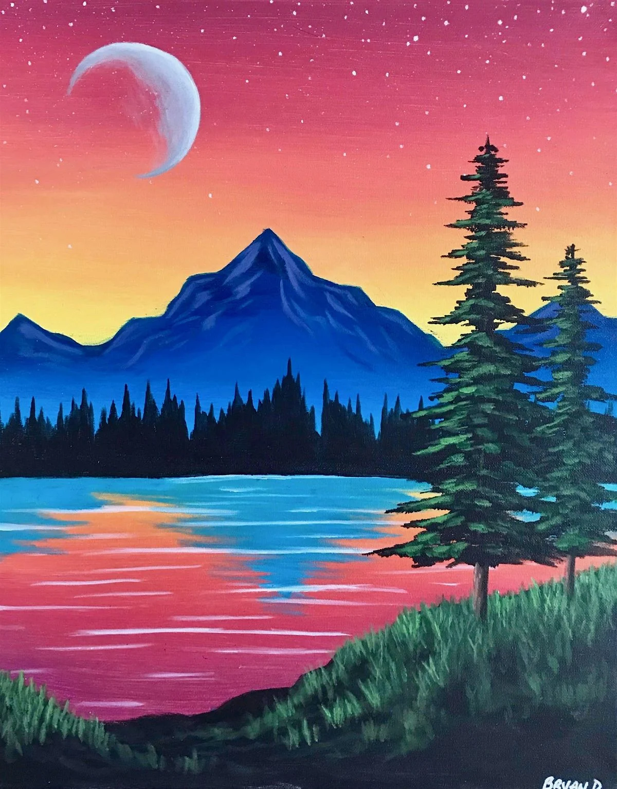 Paint and Sip Night at Out of the Barrel San Carlos!