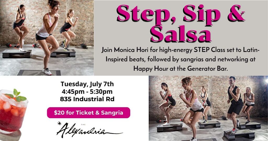 Step, Sip & Salsa: Dance, Sangria, and Good Vibes at The Alexandria at San Carlos