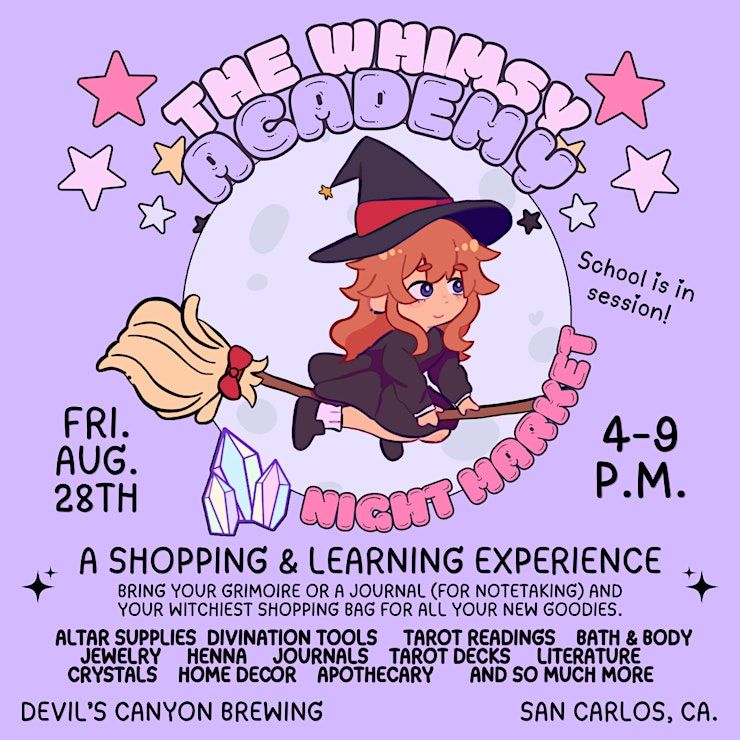 The Whimsy Academy Night Market: Discover the Magic of Witchcraft in San Carlos