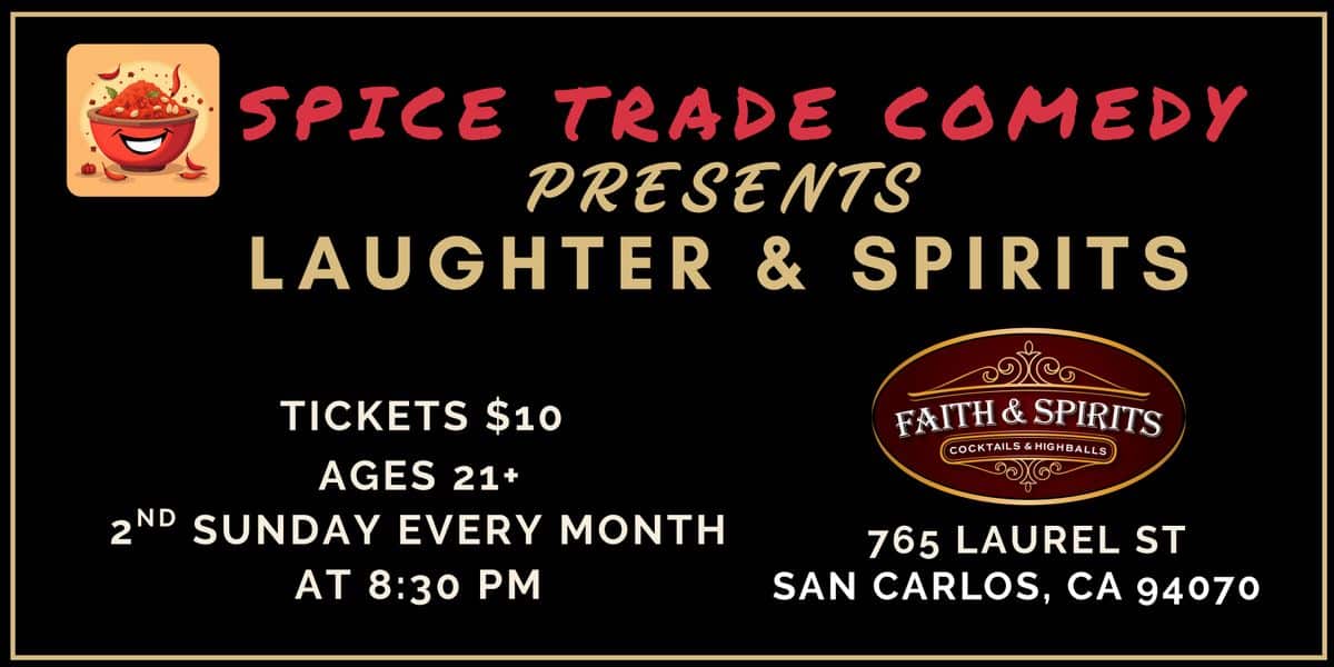 Stand-Up Comedy Show in San Carlos: Laughter & Spirits at Faith & Spirits
