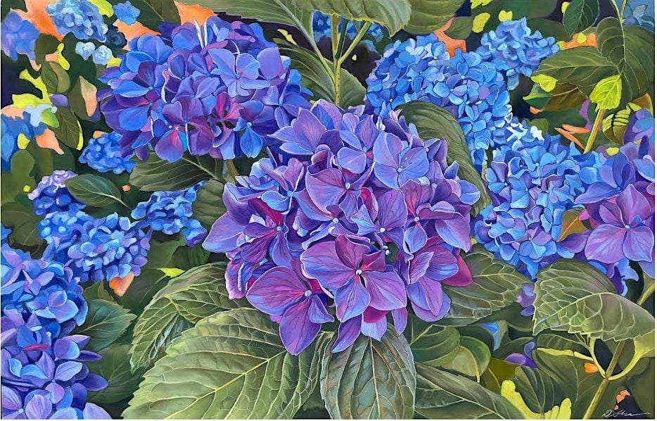 Hydrangeas in Pastels with Deb Shea: A Creative Journey at Art Bias