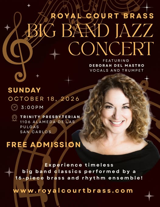 Enjoy an Afternoon of Timeless Jazz at the Big Band Jazz Concert in San Carlos
